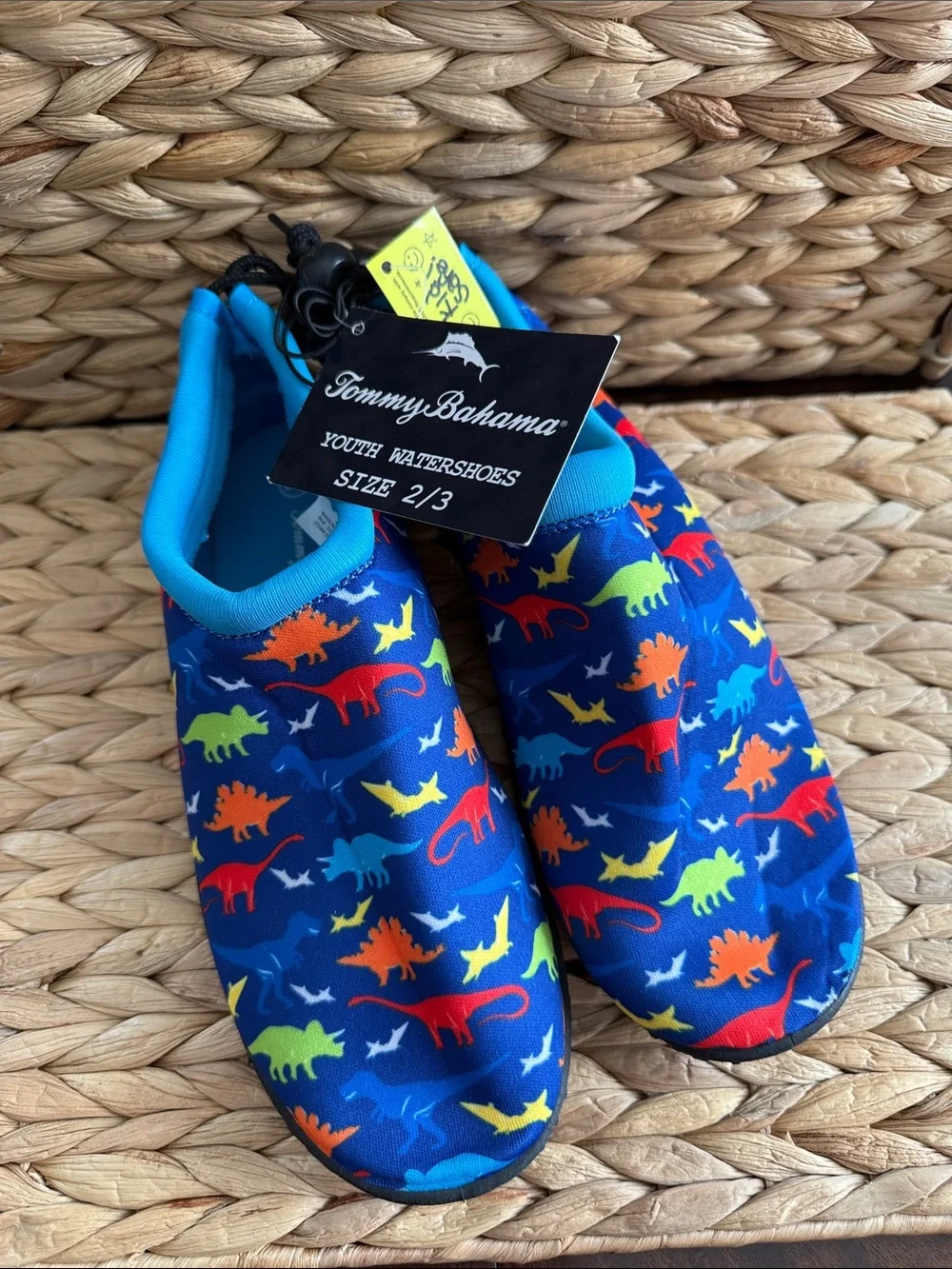 Tommy Bahama Kids' Blue Dinosaur Water Shoes